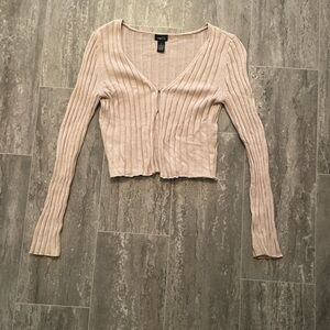 Long sleeve crop top